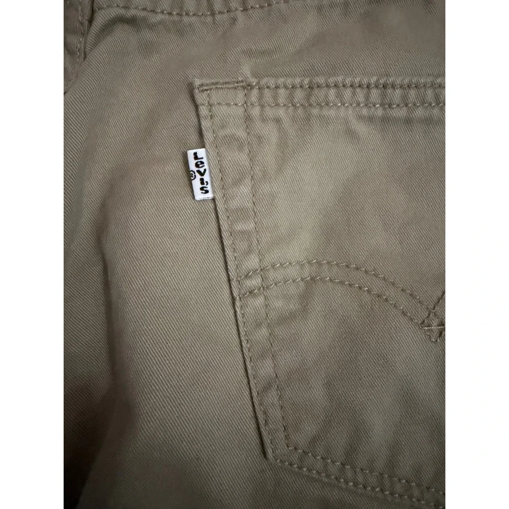Levi's 514 Straight Fit Pants Men 30x32 Khaki Tan Twill Minimalist Capsule Work